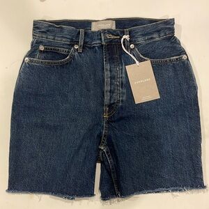 EVERLANE size 25 way high denim short NWT